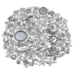 SUNYIK cuentas espaciadoras de plata tibetana para hacer_1
