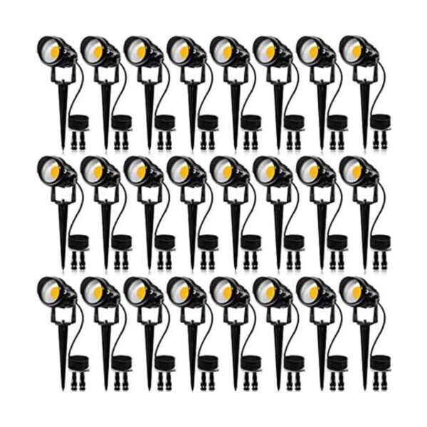 SUNVIE Paquete de 24 luces LED de paisaje de bajo voltaje_1