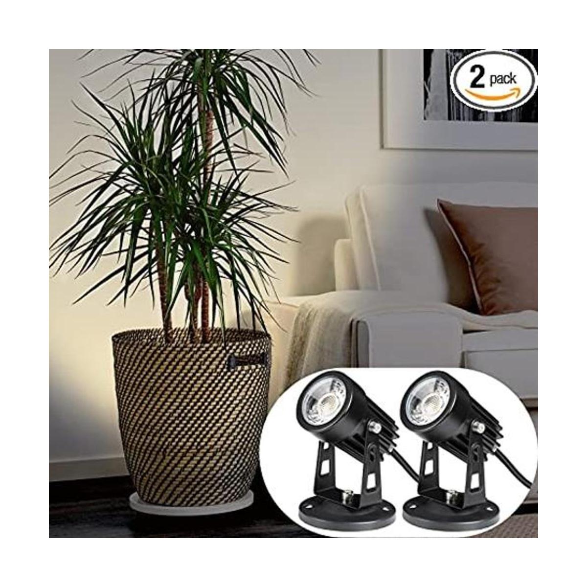 SUNVIE Paquete de 2 luces LED para interiores para plantas