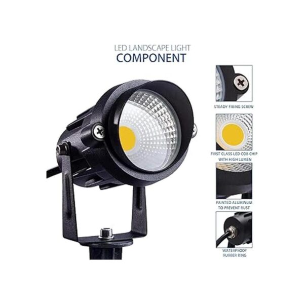 SUNVIE Iluminación LED de paisaje al aire libre de 12 W