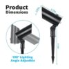 SUNVIE Foco de 30 W para exteriores de 120 V de atardecer_3
