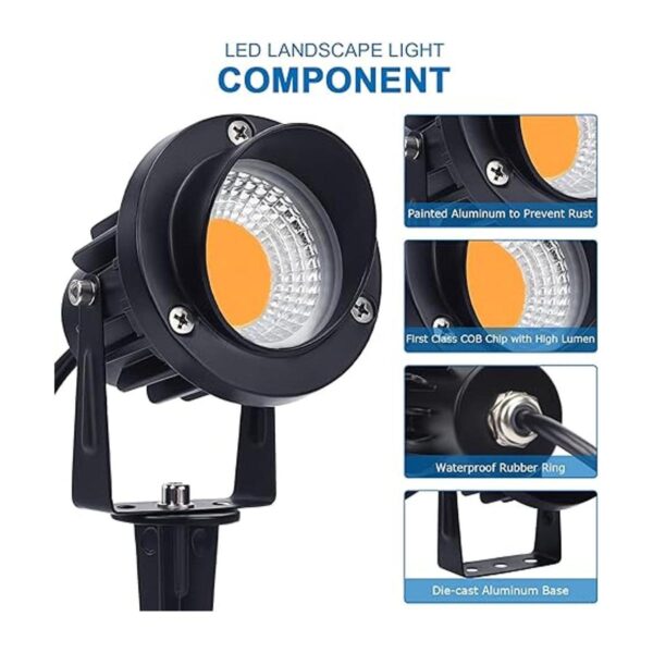 SUNVIE Foco LED de 15 W para iluminación de paisaje al_2