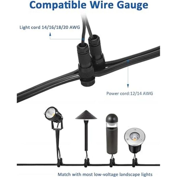 SUNVIE Conectores de alambre de bajo voltaje Fastlock