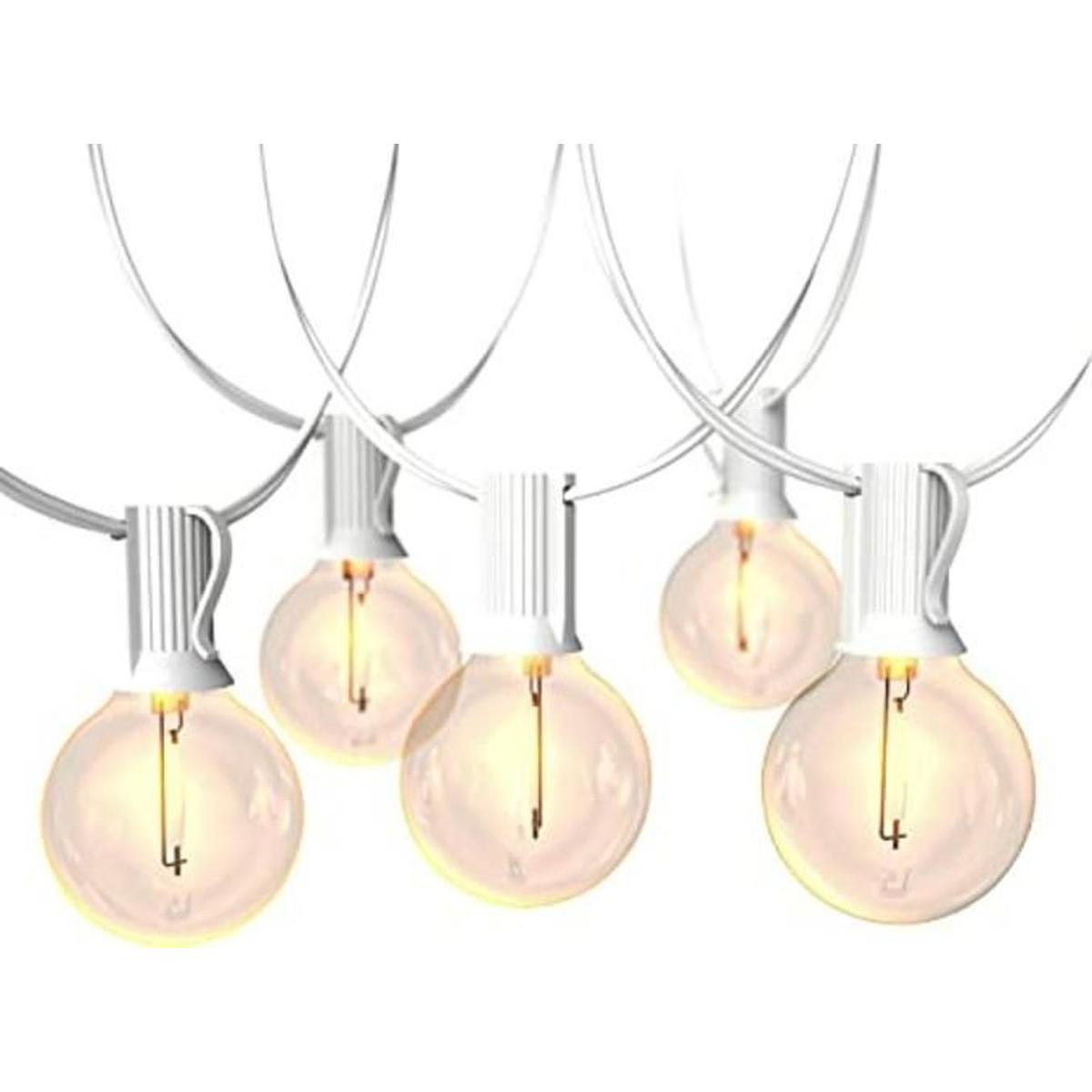 SUNTHIN Tira de luces blancas para exteriores luces