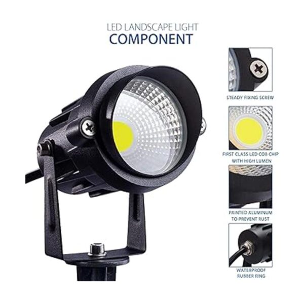 SUNVIE 12 W al aire libre LED foco de iluminación de