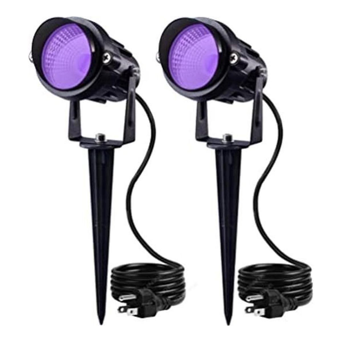 SUNVIE 12W LED Black Lights Blacklight Landscape Lighting