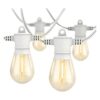 SUNTHIN Tira de luces blancas para exteriores 96 pies 2