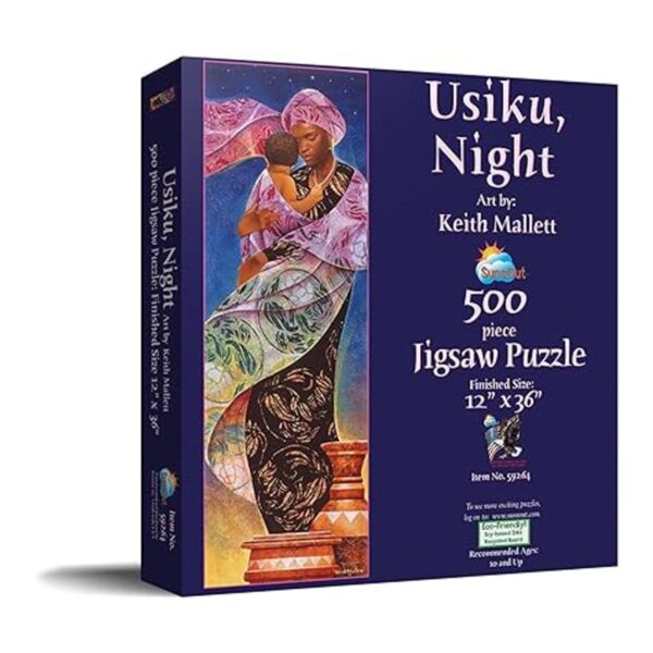 SUNSOUT INC Usiku Night 500 pc Rompecabezas_2