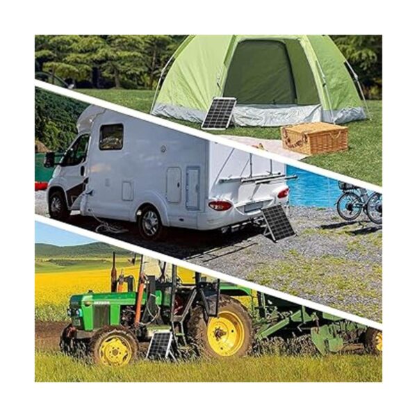 SUNSUL Kit de panel solar de 30 vatios y 12 V para