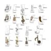SUNNYCLUE 90 abalorios musicales para instrumentos
