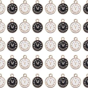 SUNNYCLUE 40 dijes de aleación de esmalte para reloj