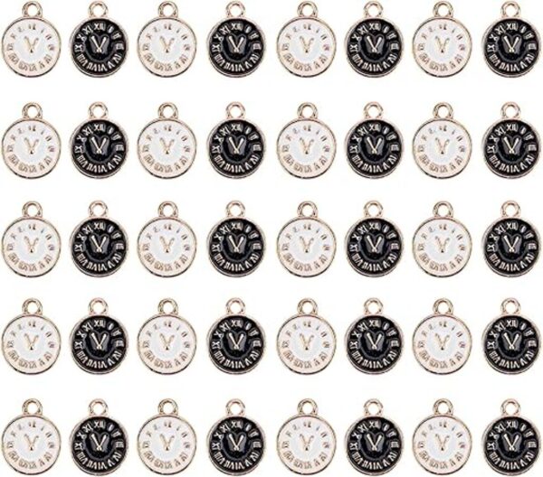SUNNYCLUE 40 dijes de aleación de esmalte para reloj
