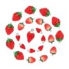 SUNNYCLUE 24 colgantes de resina de fresa de 3 estilos_1