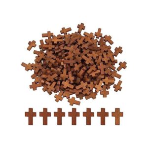 SUNNYCLUE 200 colgantes de cruz de madera de 0.85 x 0.55_1