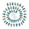 SUNNYCLUE 1 caja de 50 cuentas de peces de cristal azul_1