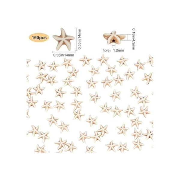 SUNNYCLUE 1 caja de 144 160 cuentas de estrella de mar