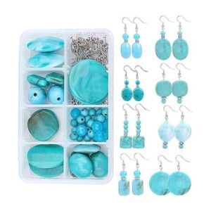 SUNNYCLUE 1 caja DIY 8 pares de pendientes de gota de