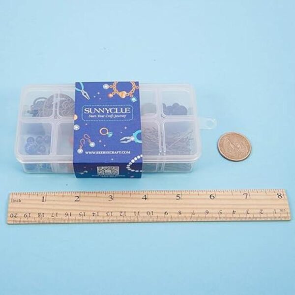 SUNNYCLUE 1 caja DIY 8 pares de pendientes de araña de
