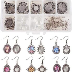 SUNNYCLUE 1 caja DIY 12 pares de pendientes redondos_1