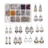 SUNNYCLUE 1 caja DIY 10 pares de candelabros bohemios kit