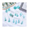 SUNNYCLUE 1 caja DIY 8 pares de pendientes de gota de