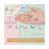 SUNNYCLUE 1 caja DIY 10 pares de aretes colgantes de tela_3