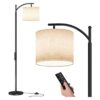 SUNMORY Lámpara de pie de arco moderna lámpara de pie con_1