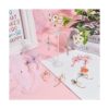 SUNNYCLUE 1 caja DIY 10 pares de aretes colgantes de tela_5