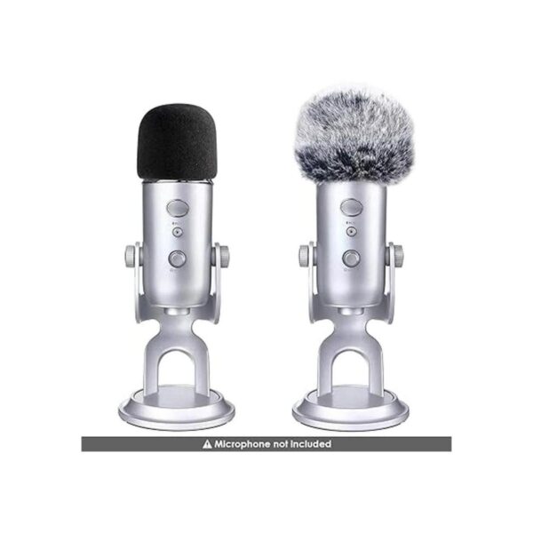 SUNMON Muff y espuma para parabrisas azul Yeti micrófono_3