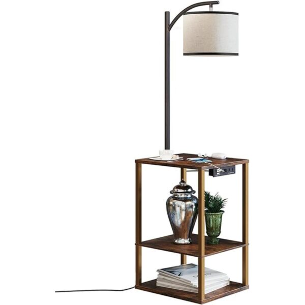SUNMORY Lámpara de pie con mesa lámparas para sala de_1