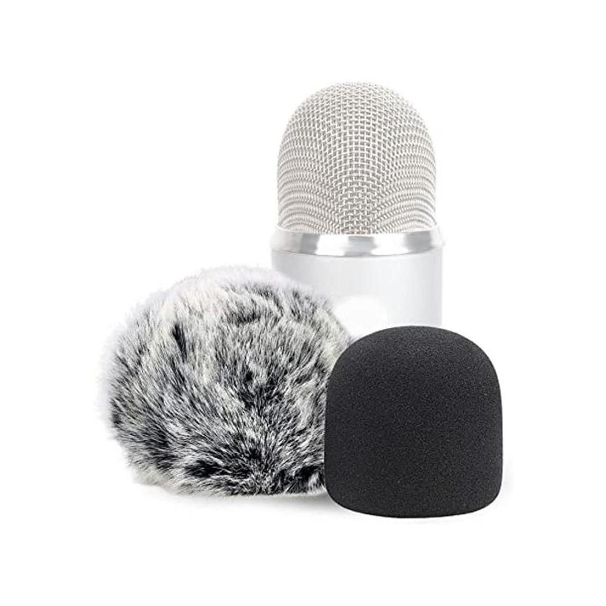 SUNMON Muff y espuma para parabrisas azul Yeti micrófono