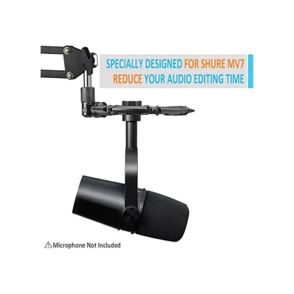 SUNMON Soporte de choque MV7 compatible con micrófono_2