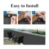 SUNLAX Toldo de privacidad para balcones
