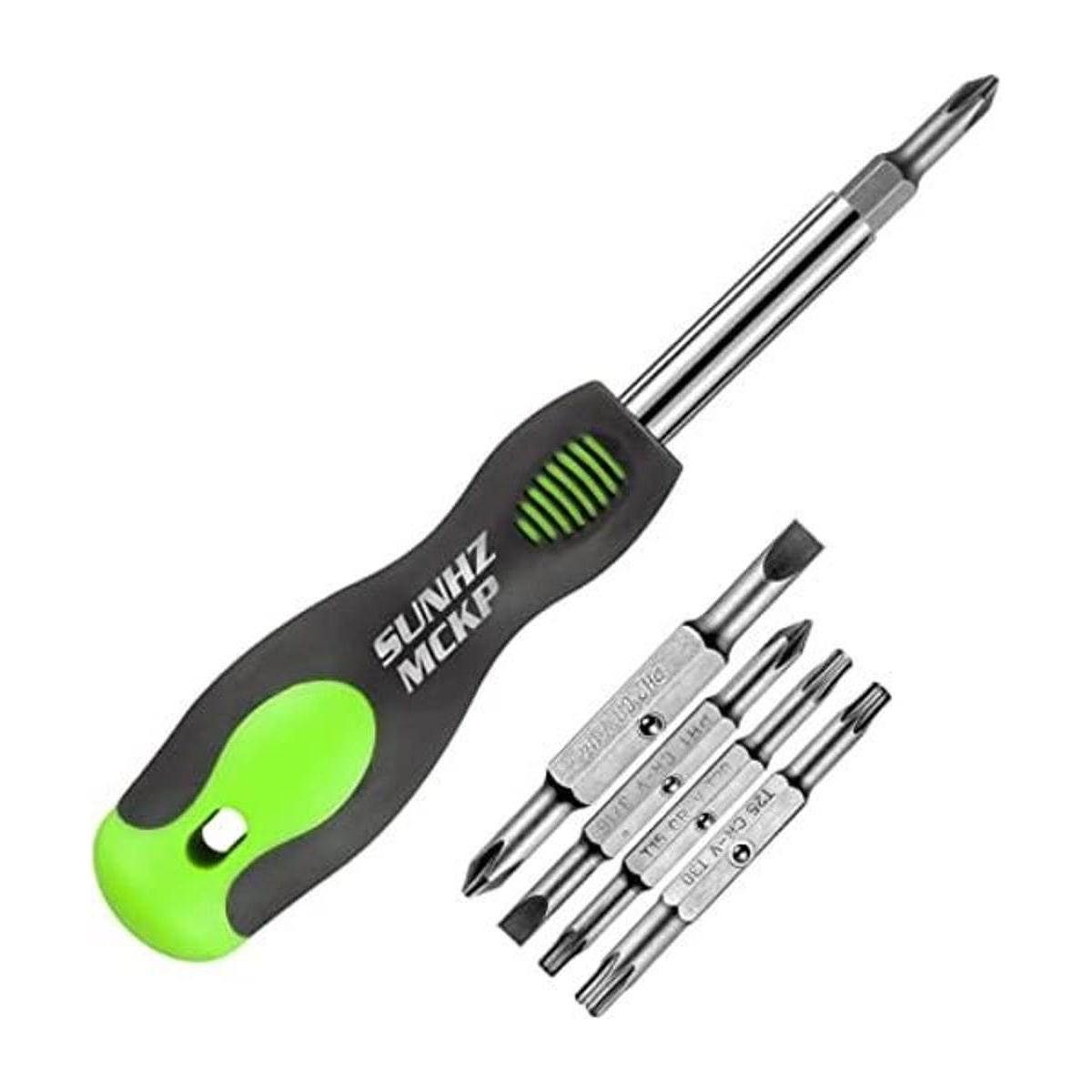 SUNHZMCKP Destornillador portátil multiusos 8 en 1