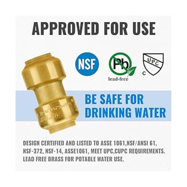 SUNGATOR Accesorios de empuje de fontanería Acoplamiento_2