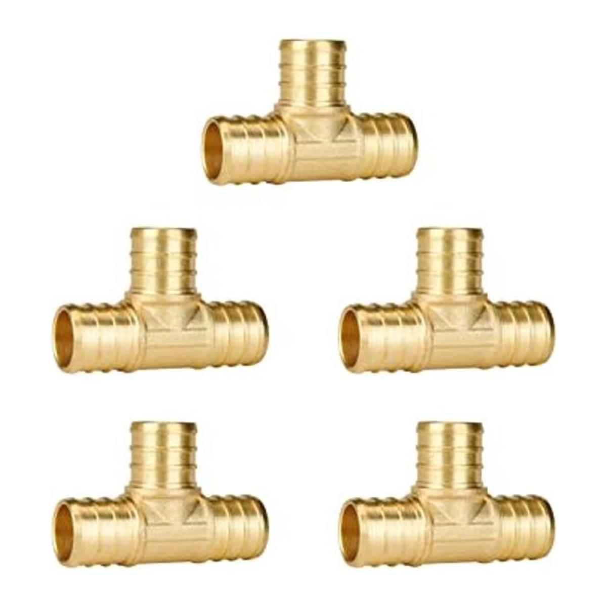 SUNGATOR 34 pulgadas PEX Tee de latón 34 pulgadas x 34