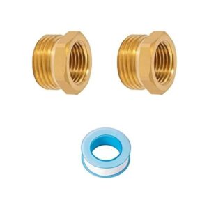 SUNGATOR Paquete de 2 bujes hexagonales de manguera de