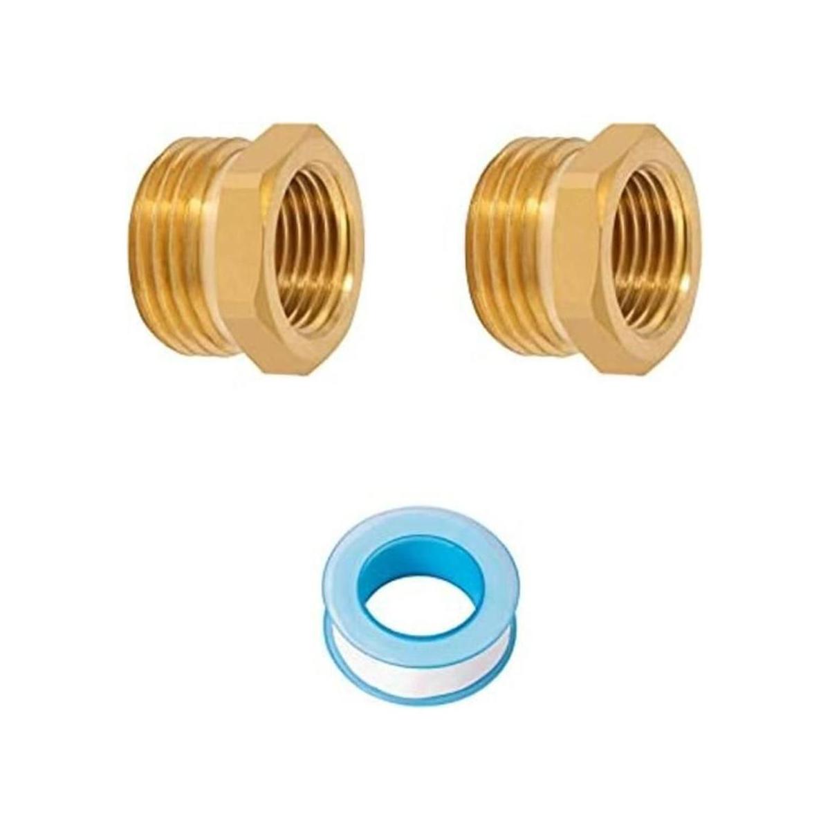 SUNGATOR Paquete de 2 bujes hexagonales de manguera de