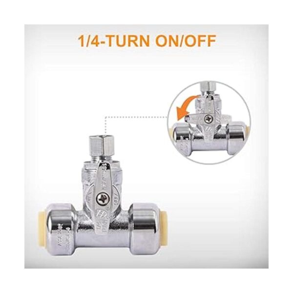 SUNGATOR Service Tee Stop Valve 12 Ptc x 12 Ptc x_6