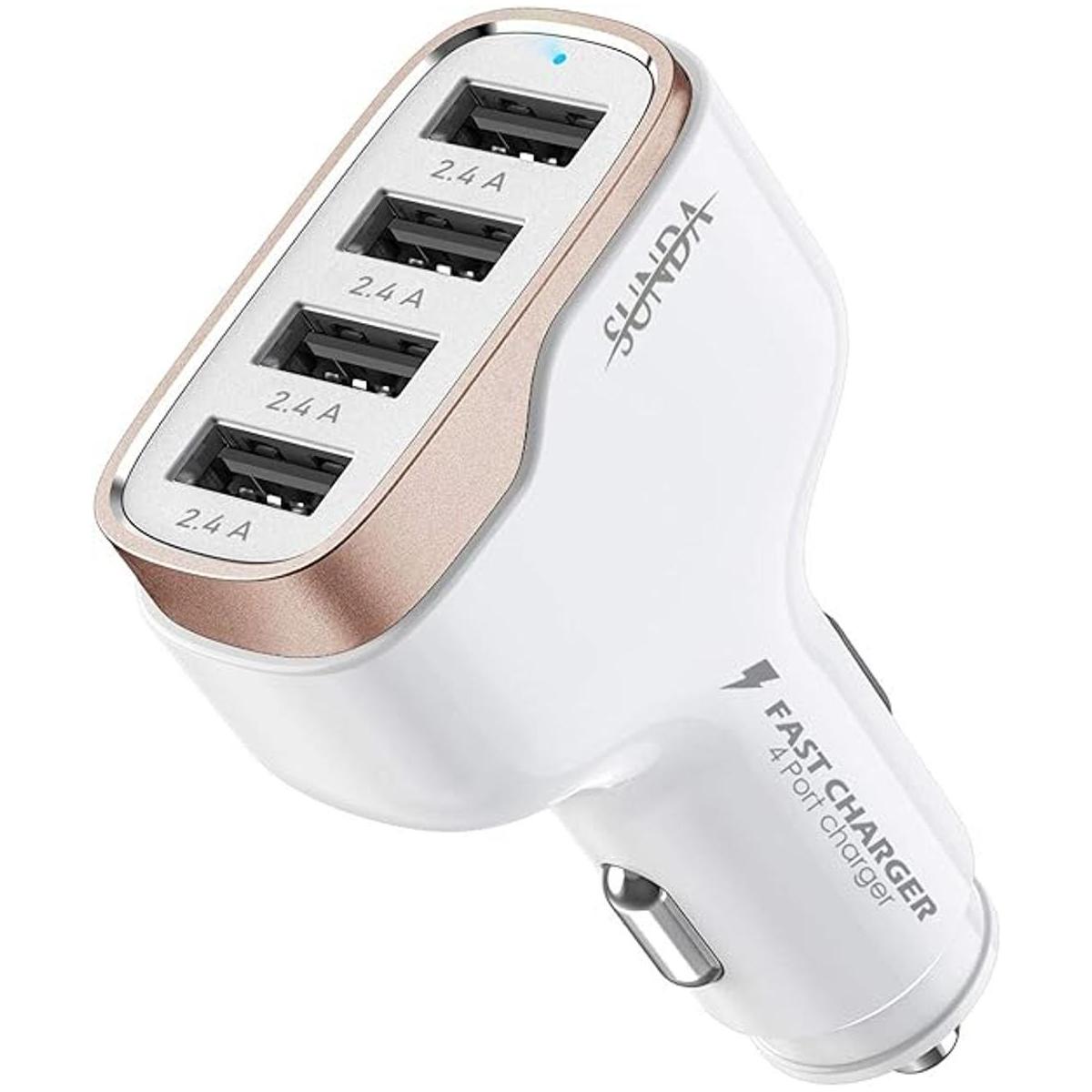 SUNDA Cargador rápido USB de 48 W9.6 A adaptador de