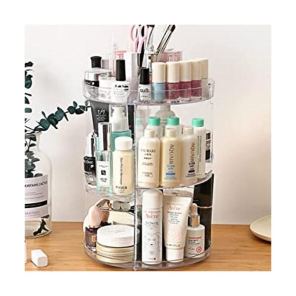 SUNFICON Organizador de maquillaje giratorio con rotación_1