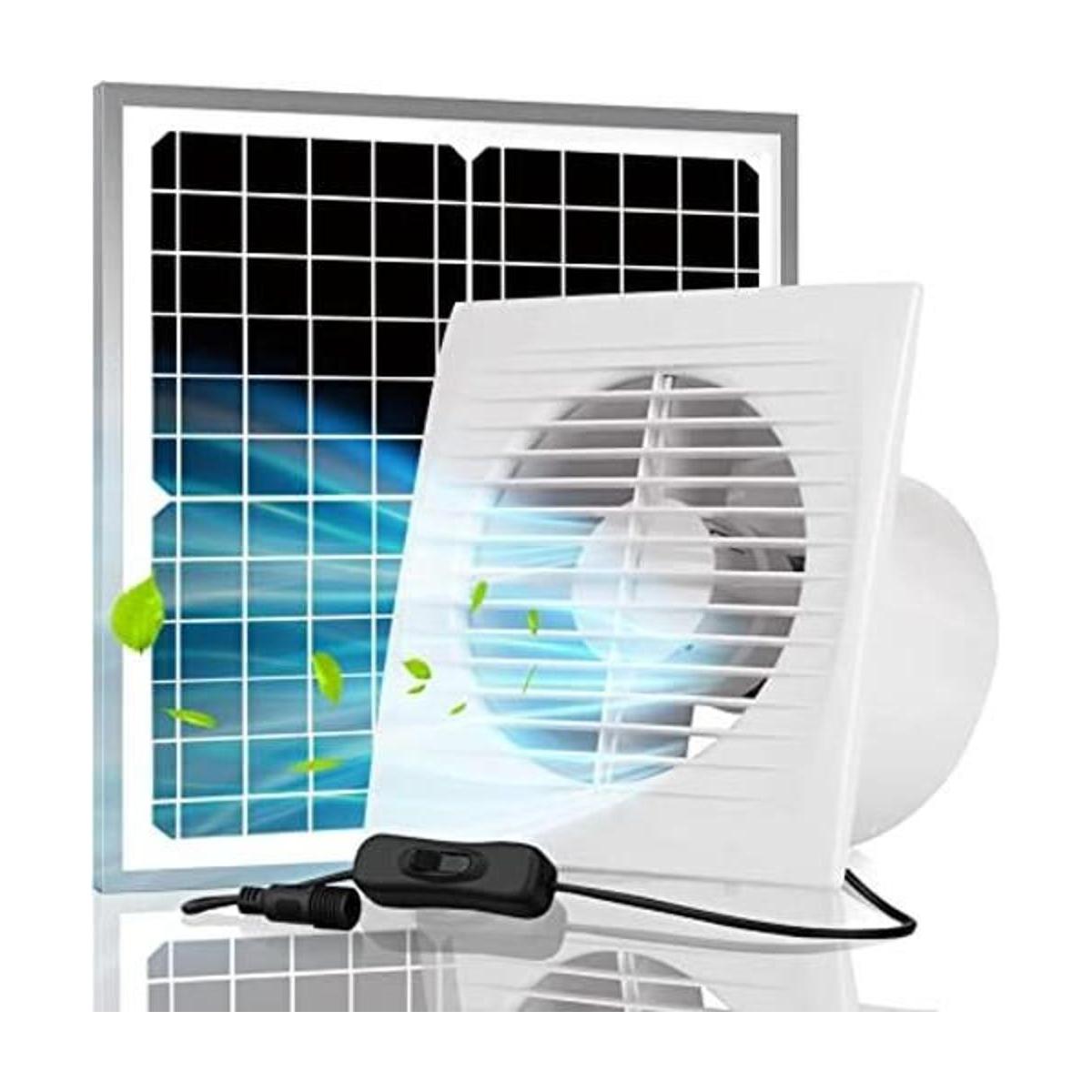 SUN ENERGISE Ventilador solar Pro panel solar de 20 W