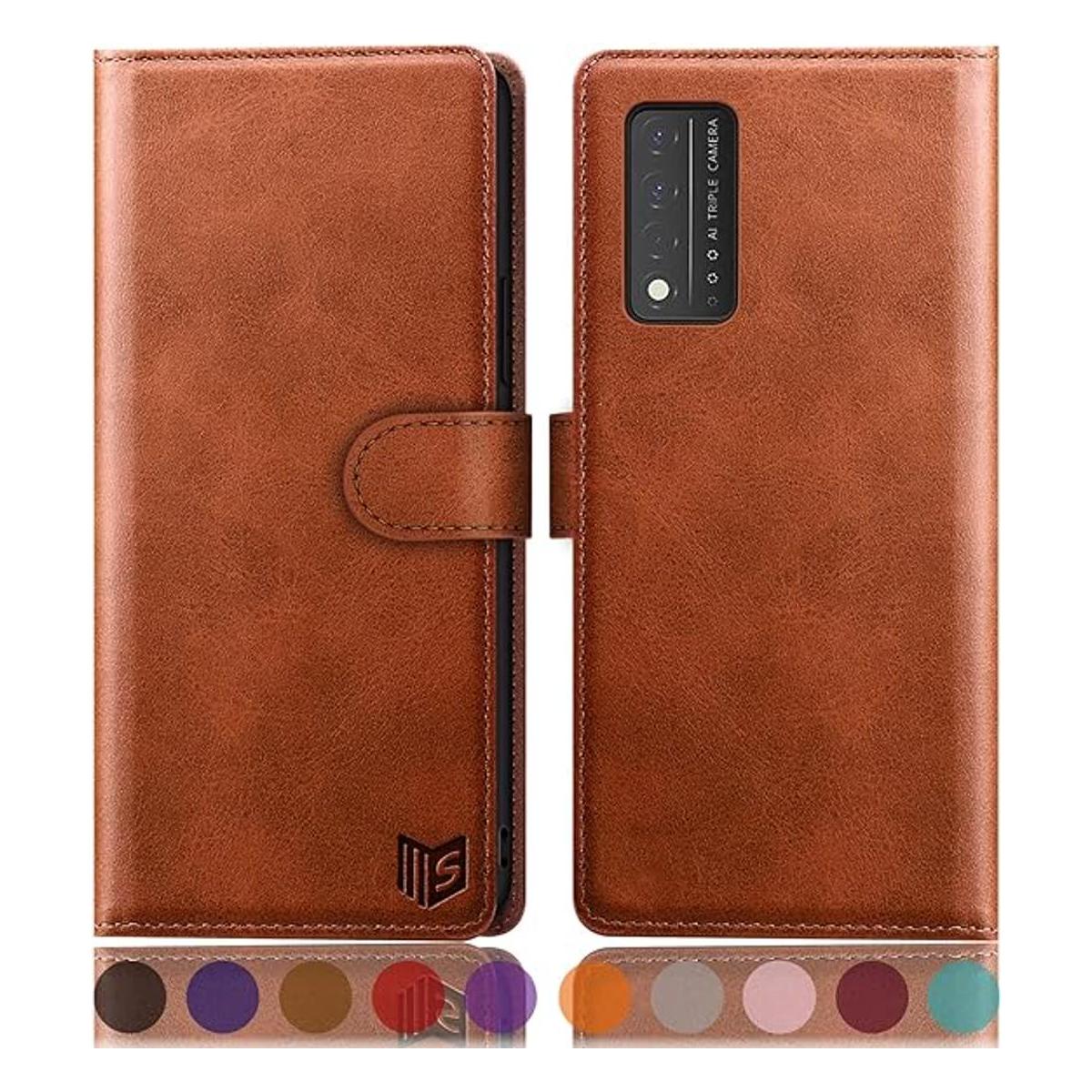 SUANPOT TMobile Revvl VV Plus 5G con bloqueo RFID funda
