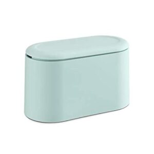 SUBEKYU Mini cubo de basura de 0.4 galones con tapa para_1