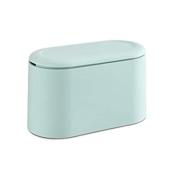 SUBEKYU Mini cubo de basura de 0.4 galones con tapa para_1