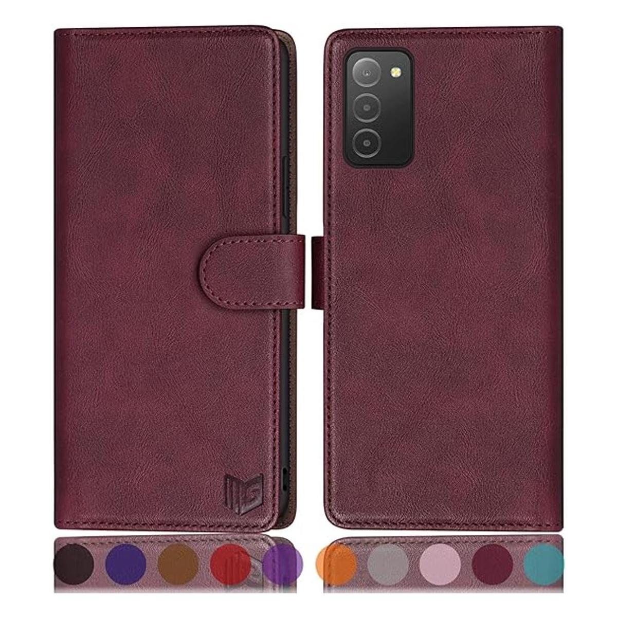 SUANPOT Funda tipo cartera para Samsung Galaxy A03S