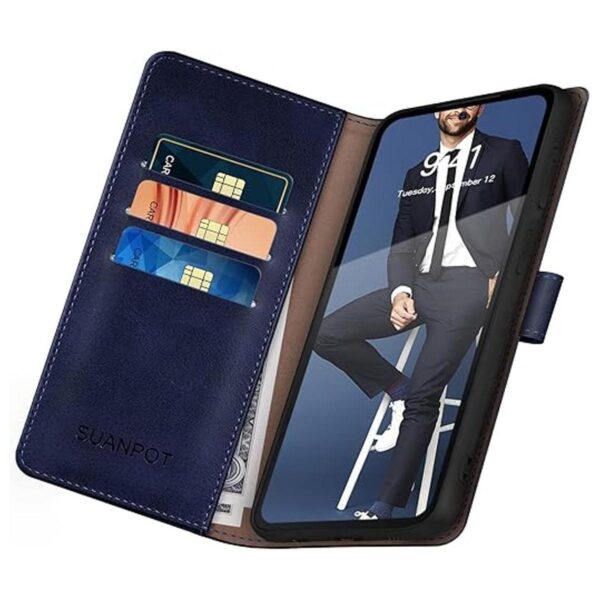 SUANPOT Funda tipo cartera para Samsung Galaxy S22 con_5