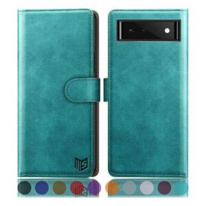 SUANPOT Funda para Google Pixel 6 5G con bloqueo RFID_1