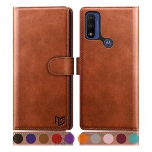 SUANPOT Funda tipo cartera con bloqueo RFID para Motorola_1