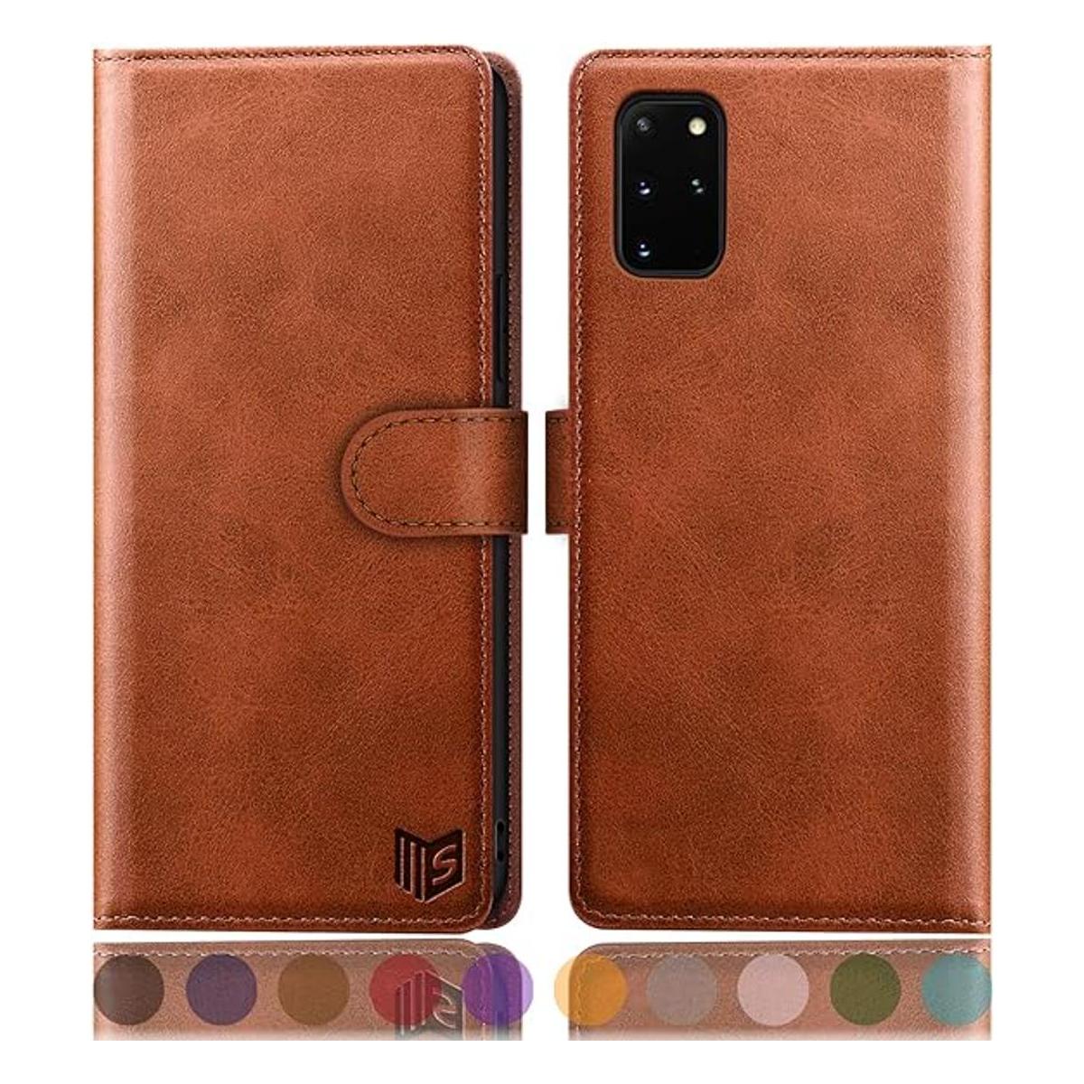 SUANPOT Funda de cuero para Samsung Galaxy S20S20 Plus